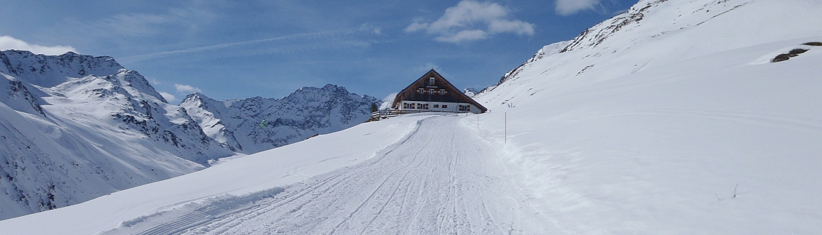 Schneeschuhtouren bei der Potsdamer Hütte