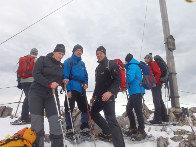 Schneeschuhtour auf den Rauschberg 1645 m